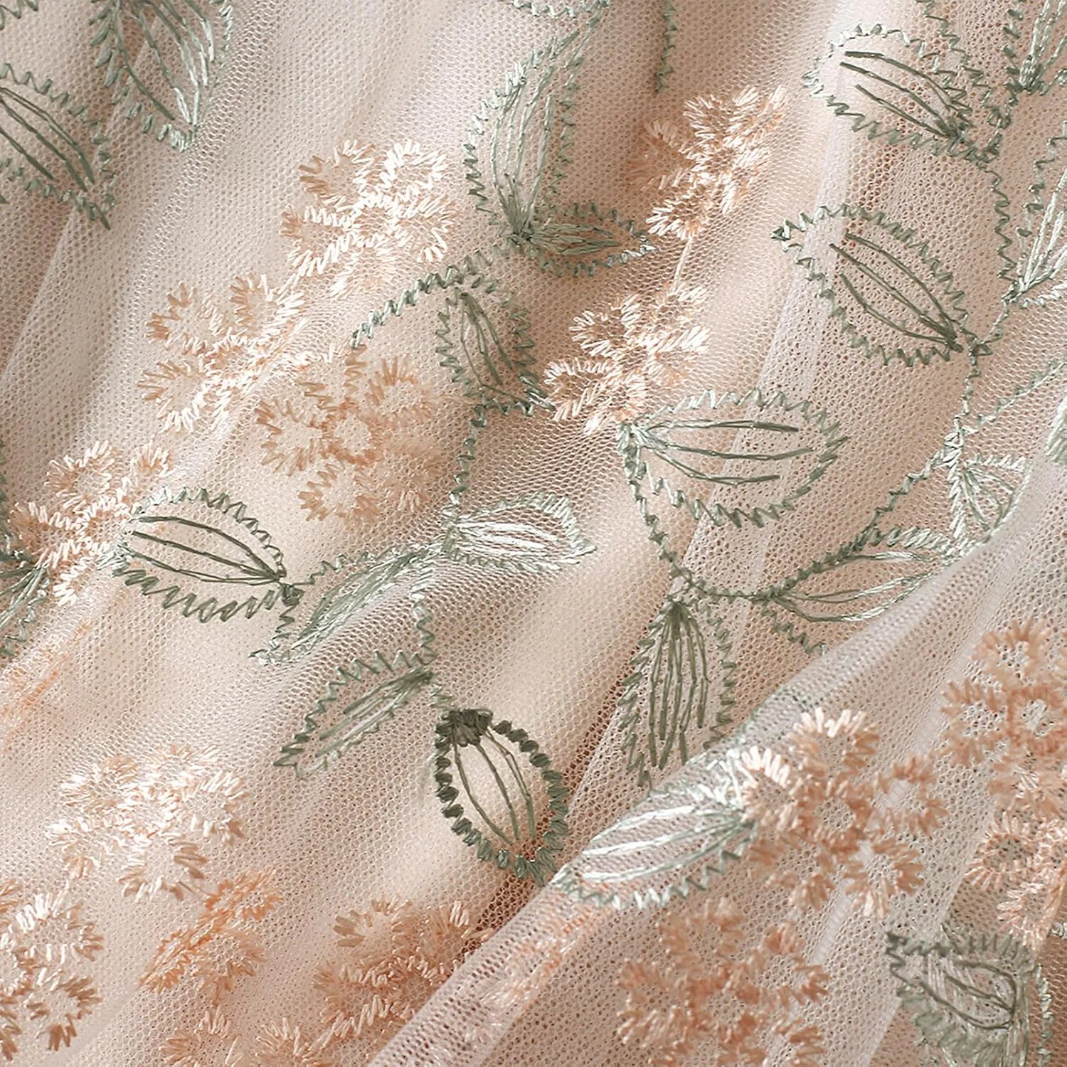 Women's Midi Length Skirt Layered Tulle A Line Skirts Embroidery/Floral Print