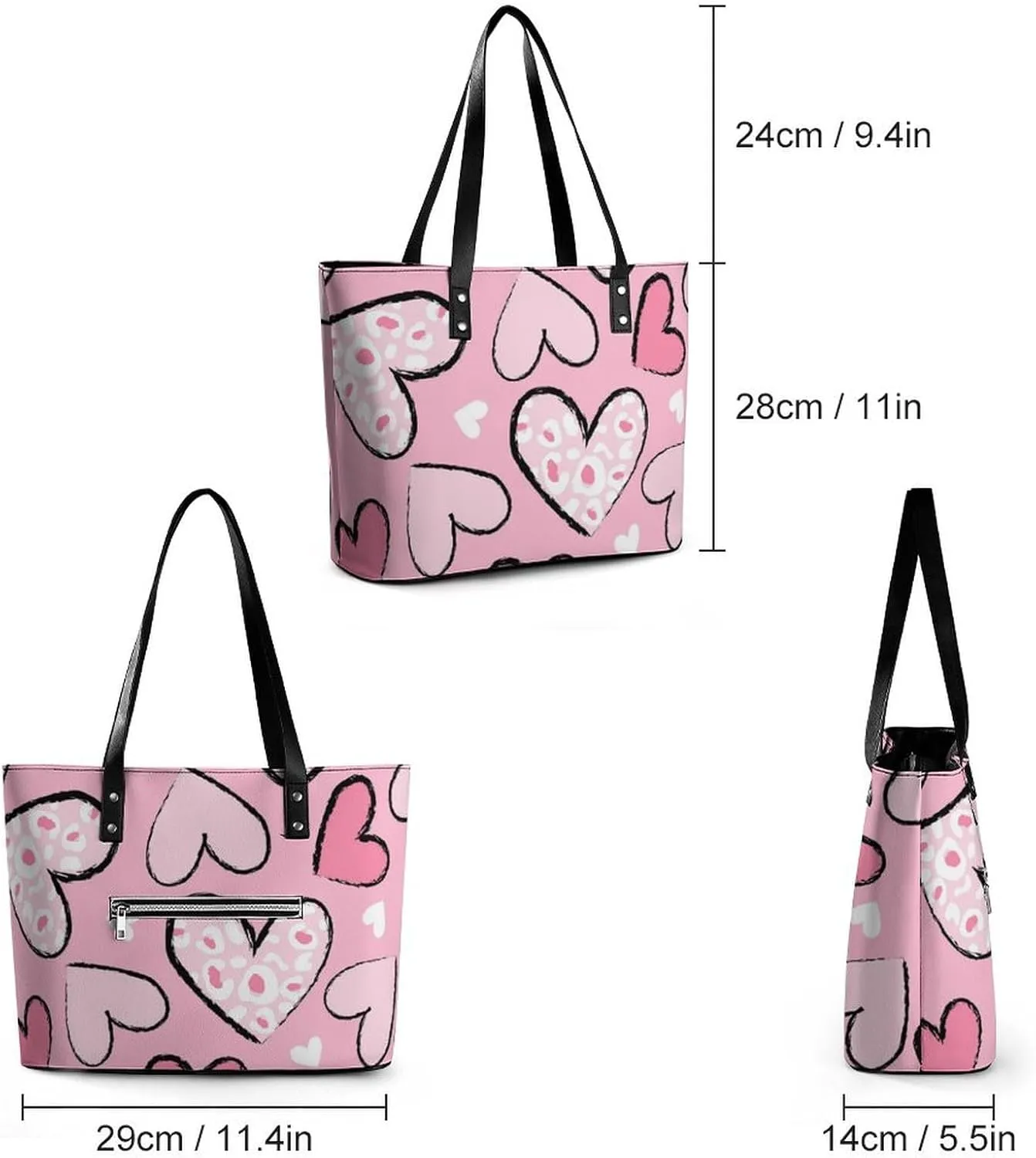 Women's Soft Leather Handbag Tote Purses Shoulder Bucket Bag
