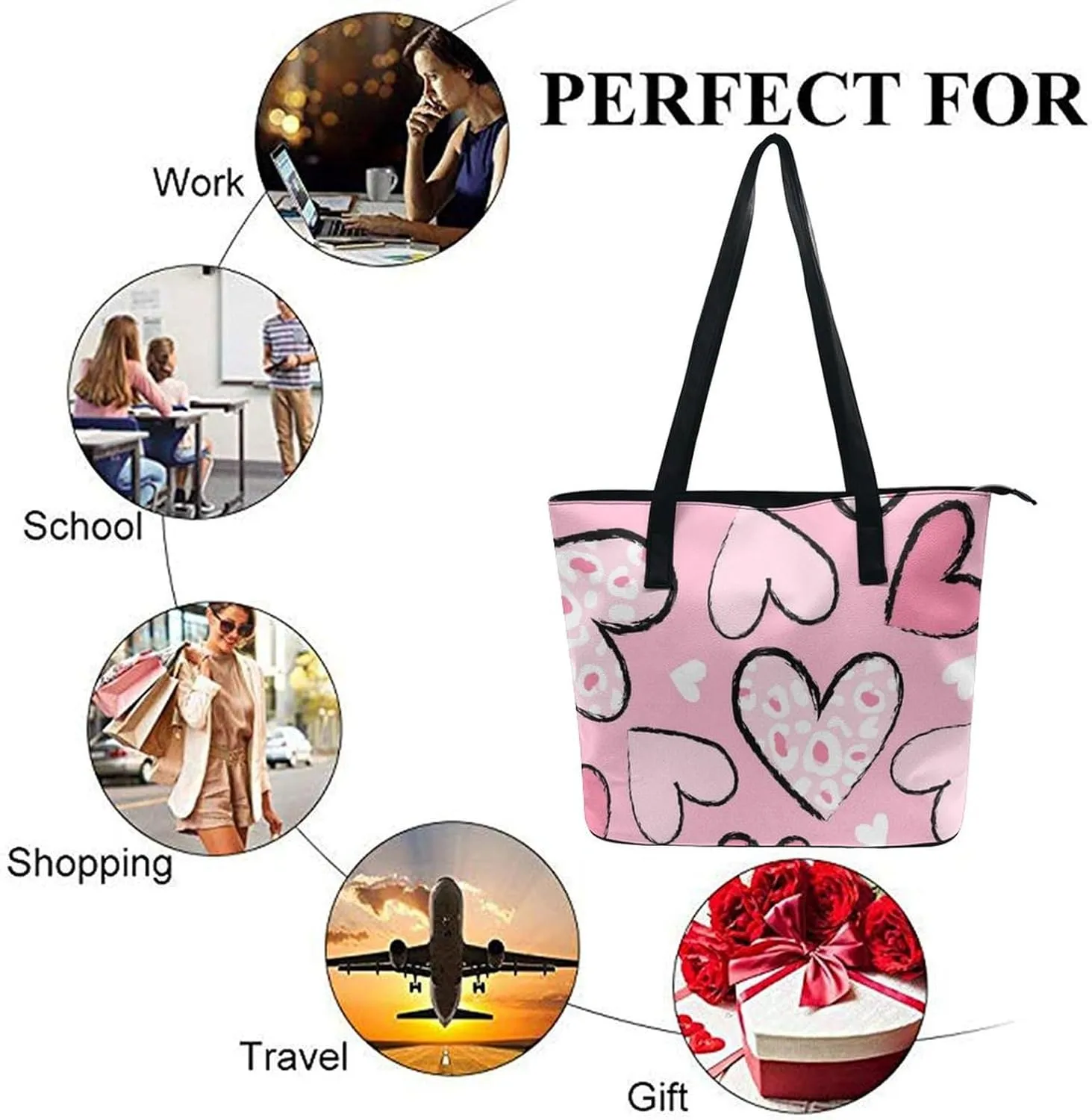 Women's Soft Leather Handbag Tote Purses Shoulder Bucket Bag
