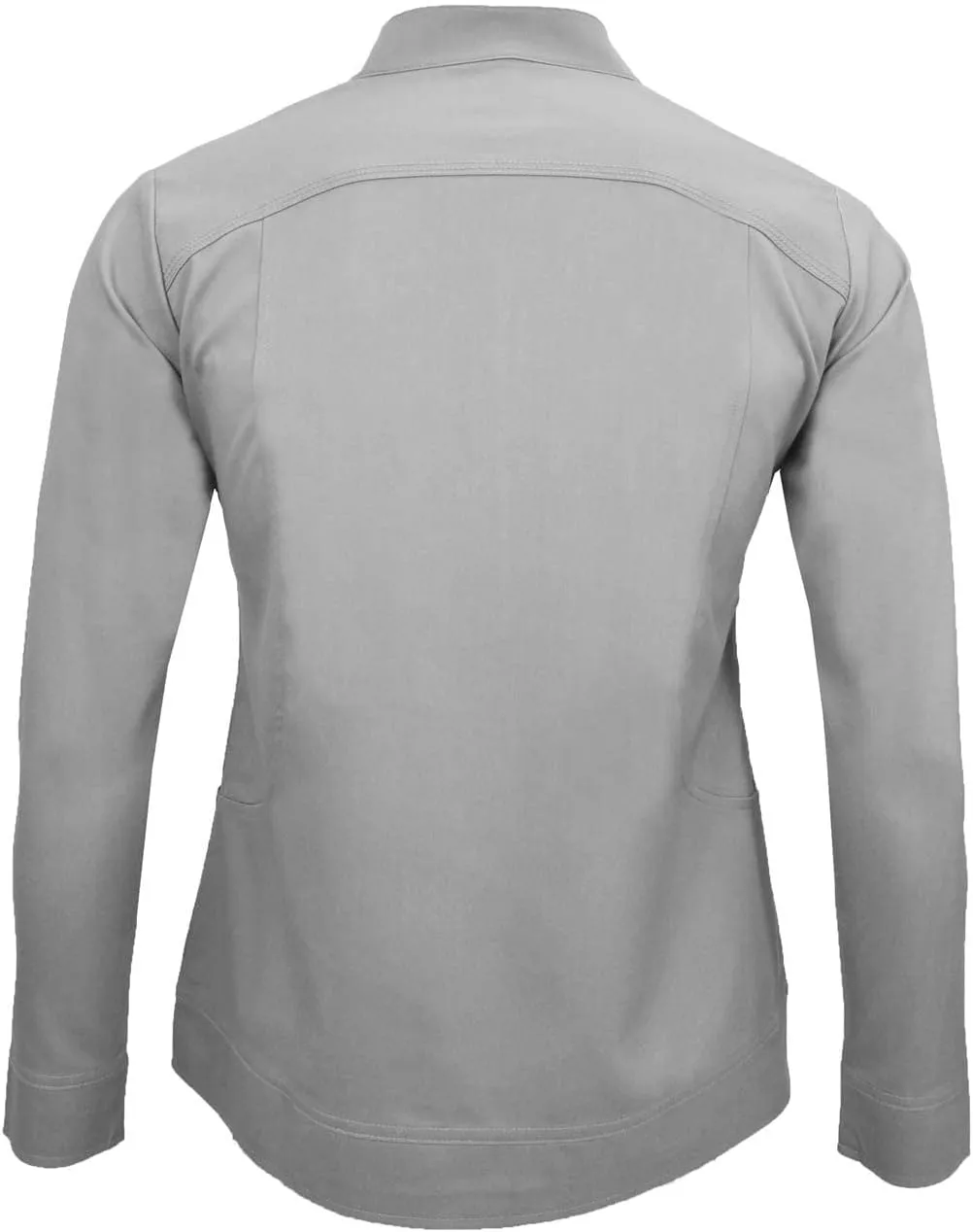 Women's Ultra Soft Front Zip Warm-Up Scrub Jacket
