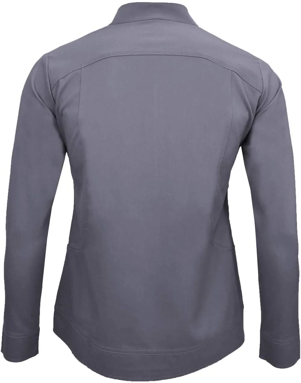 Women's Ultra Soft Front Zip Warm-Up Scrub Jacket