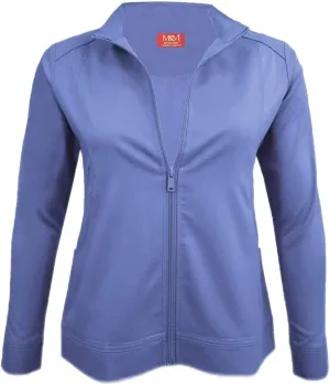 Women's Ultra Soft Front Zip Warm-Up Scrub Jacket