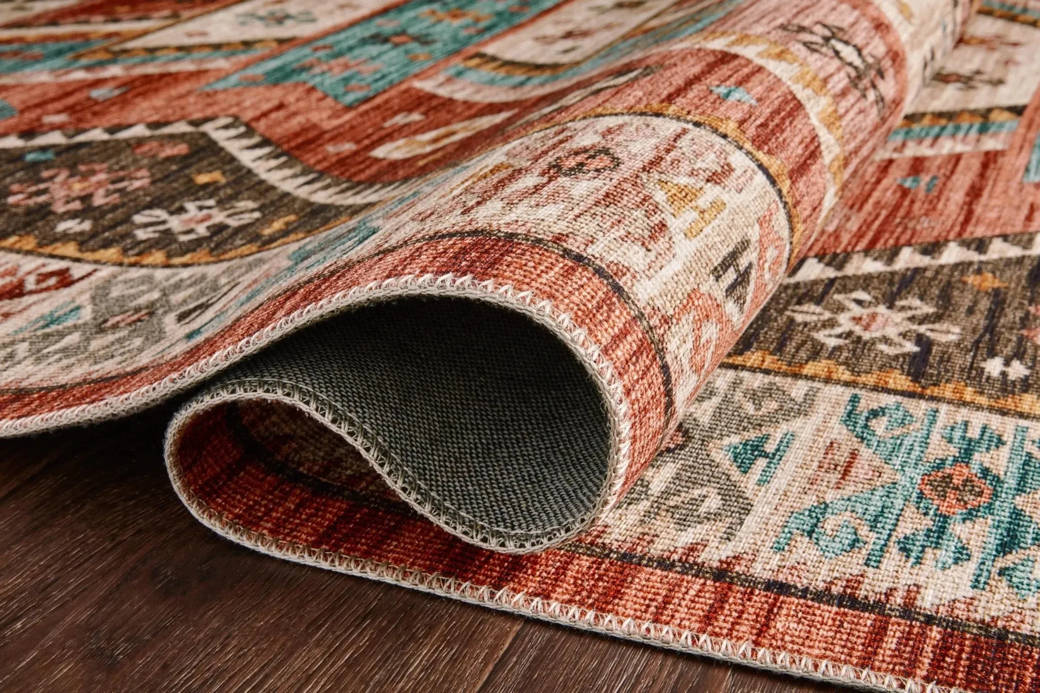 Zion Zio-05 Red/Multi Rug