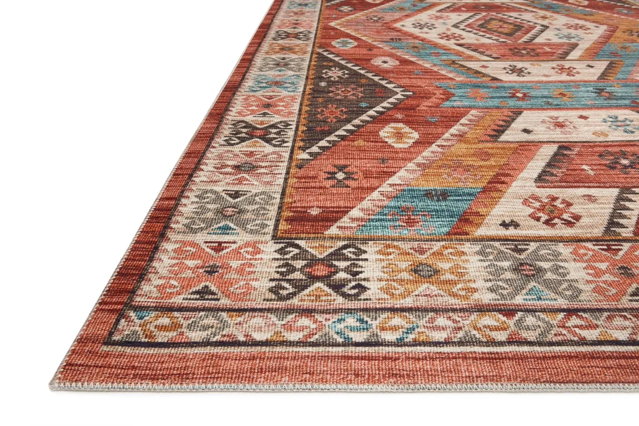 Zion Zio-05 Red/Multi Rug